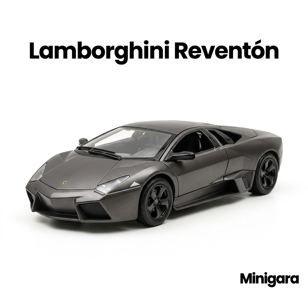 Bìa Minigara Lamborghini Reventón nền trắng