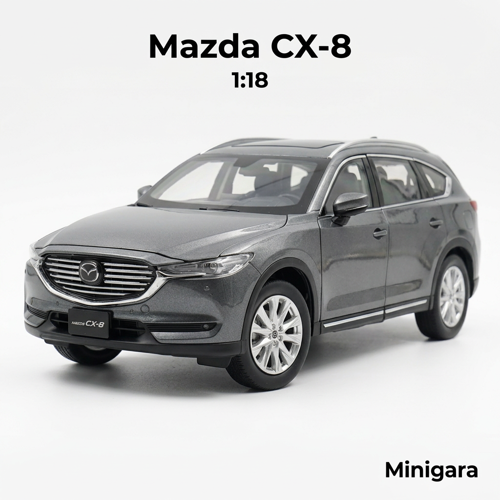 Bìa Minigara Mazda CX8 nền trắng