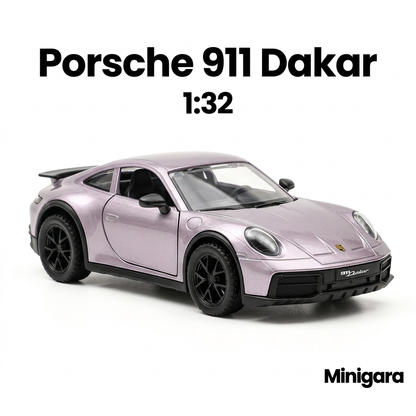 Bìa Minigara Porsche 911 Dakar nền trắng