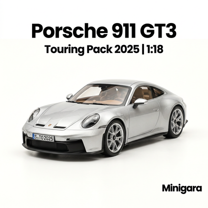 Bìa Minigara Porsche GT3 Touring nền trắng