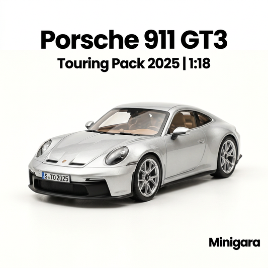 Bìa Minigara Porsche GT3 Touring nền trắng