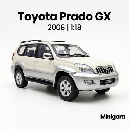 Bìa Minigara Toyota Prado GX 2008 nền trắng