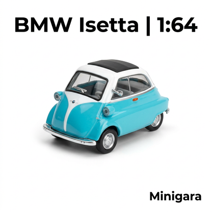 BMW Isetta xanh mui trắng