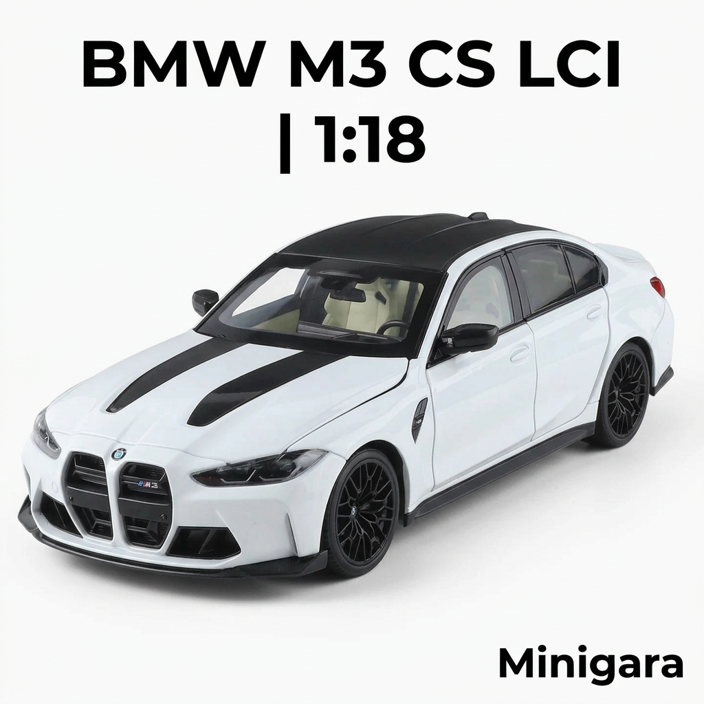 BMW M3 CS LCI trắng mui đen