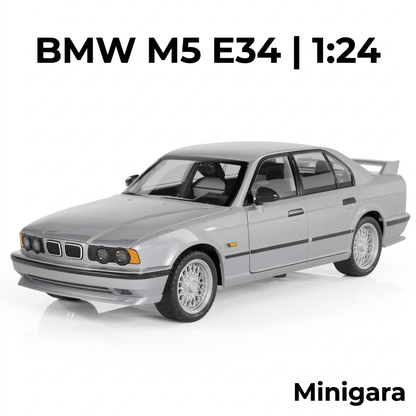 BMW M5 E34 bạc