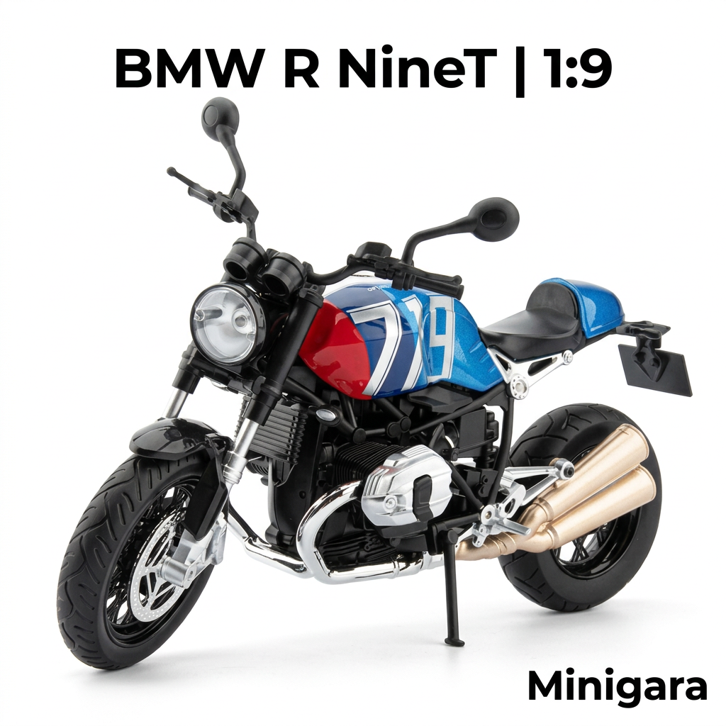 BMW R NineT xanh đỏ số 79