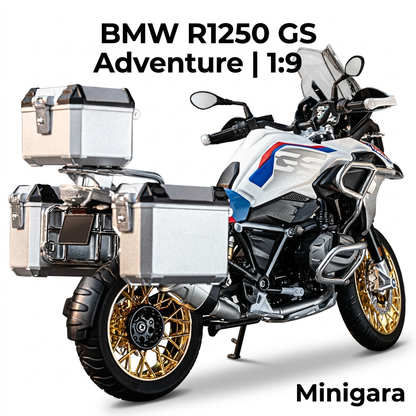 BMW R1250 GS Adventure, giữ ba thùng hành lý