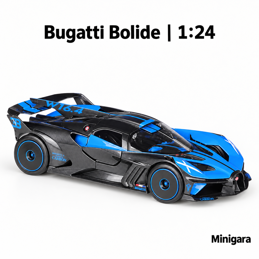 Bugatti Bolide xanh đen