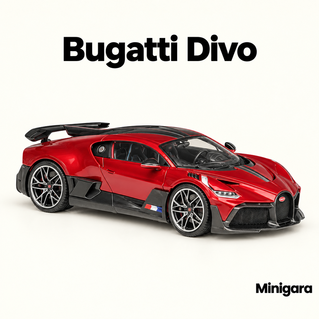 Bugatti Divo đỏ