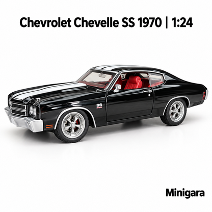 Chevrolet Chevelle SS đen sọc trắng