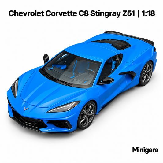 Chevrolet Corvette C8 xanh