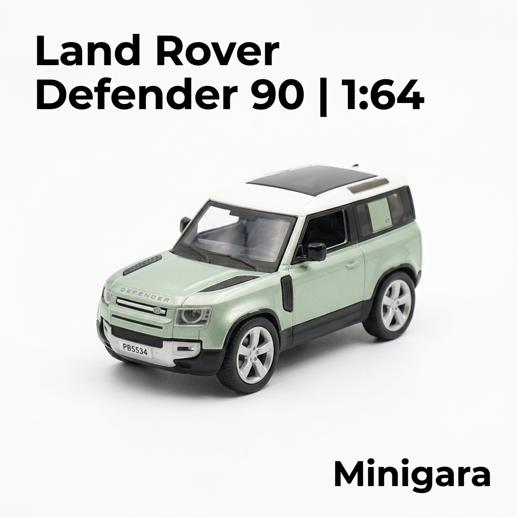 Defender 90 xanh nhạt mui trắng