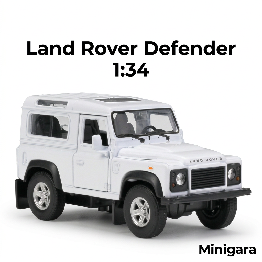 Defender cổ điển trắng