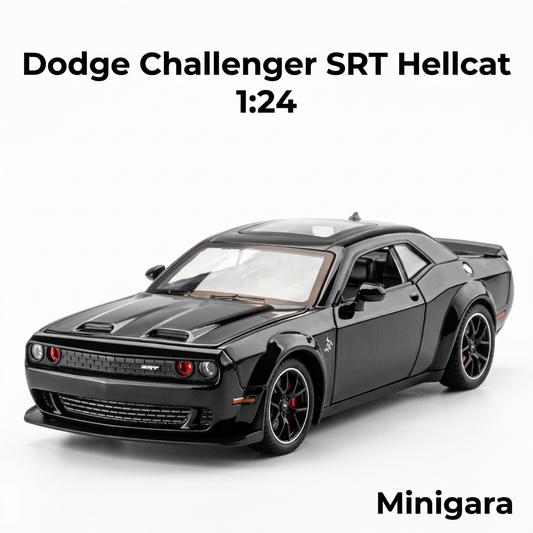 Dodge Challenger Hellcat đen