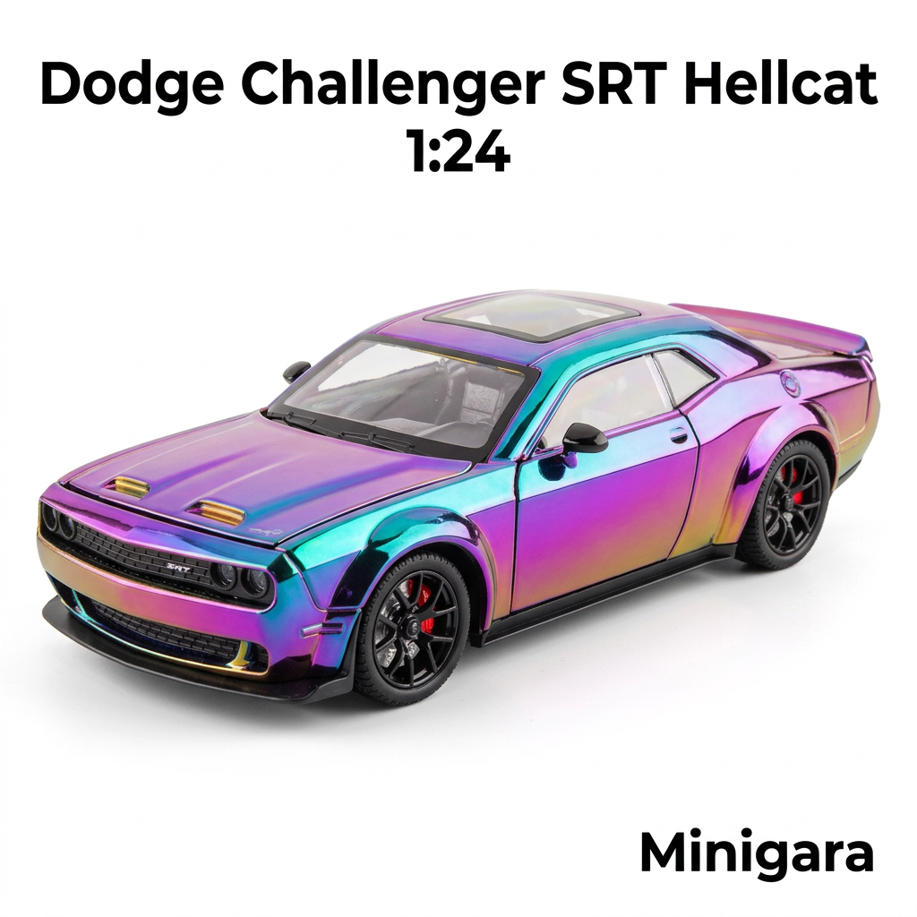 Dodge Challenger mạ chuyển sắc