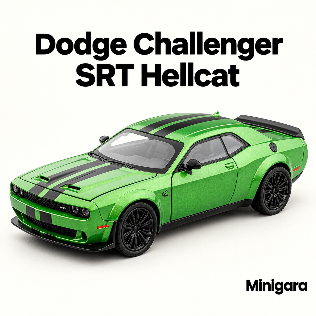 Dodge Challenger SRT Hellcat xanh