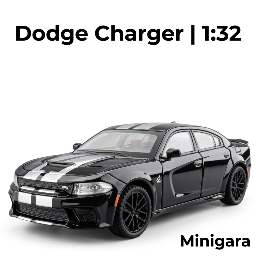 Dodge Charger đen sọc trắng