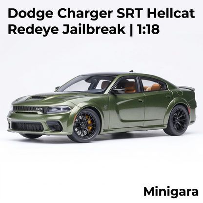 Dodge Charger xanh olive nội thất nâu