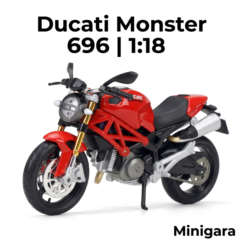 Ducati Monster 696 đỏ