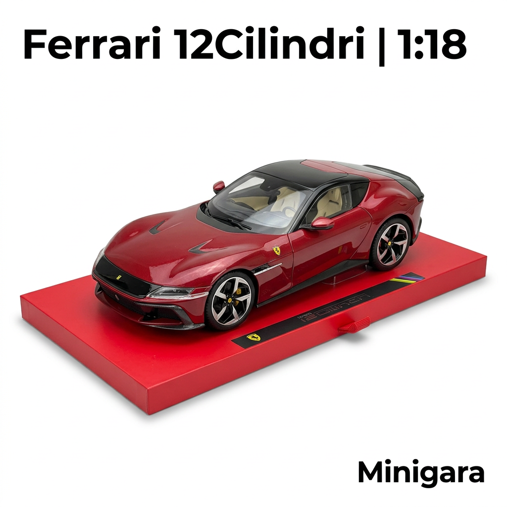 Ferrari 12Cilindri đỏ burgundy