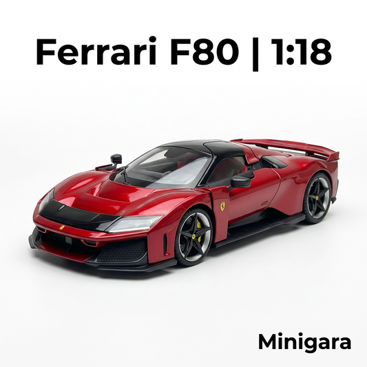 Ferrari F80 đỏ mui đen