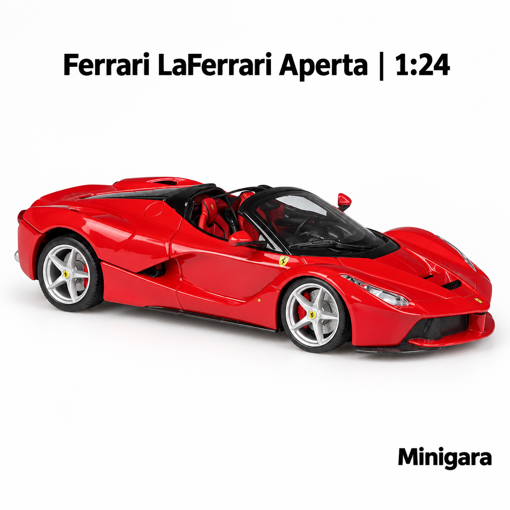 Ferrari LaFerrari Aperta đỏ, mui mở