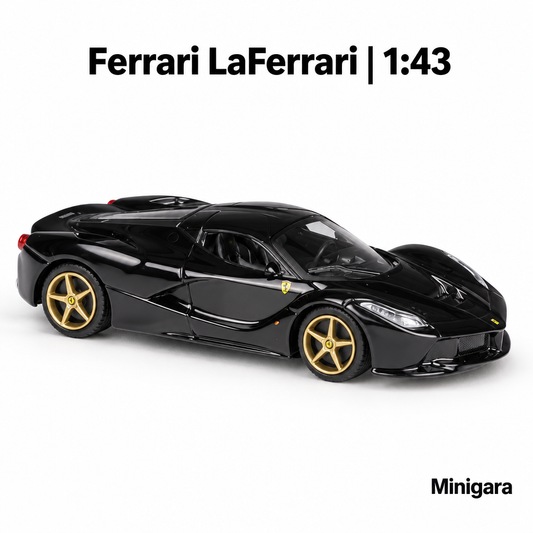 Ferrari LaFerrari đen, mâm vàng