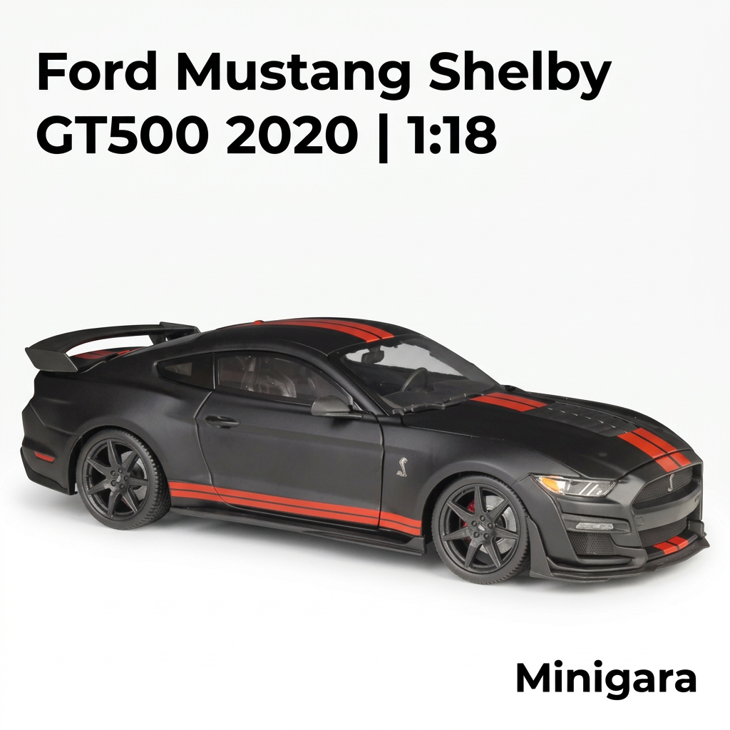 Ford Mustang Shelby GT500 đen sọc đỏ