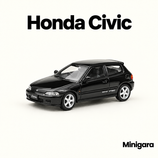 Honda Civic hatchback đen theo ảnh nguồn
