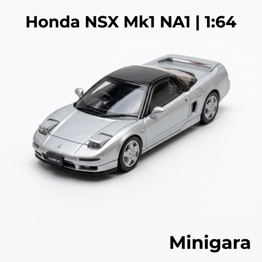 Honda NSX bạc, đèn bật mở