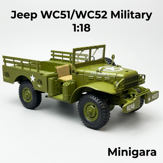 Jeep WC51/WC52 Military 1:18