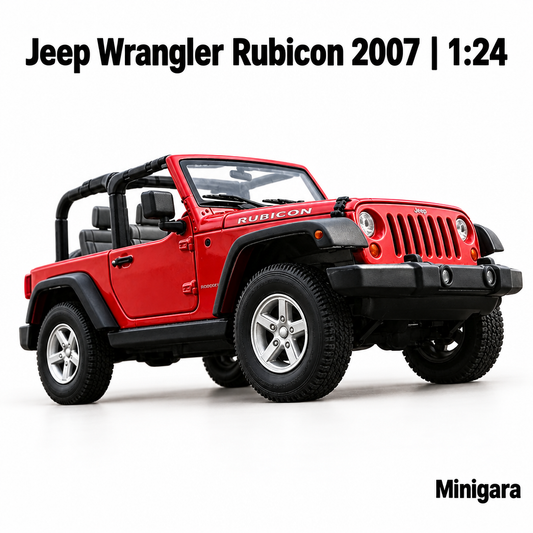 Jeep Wrangler Rubicon đỏ, mui mở