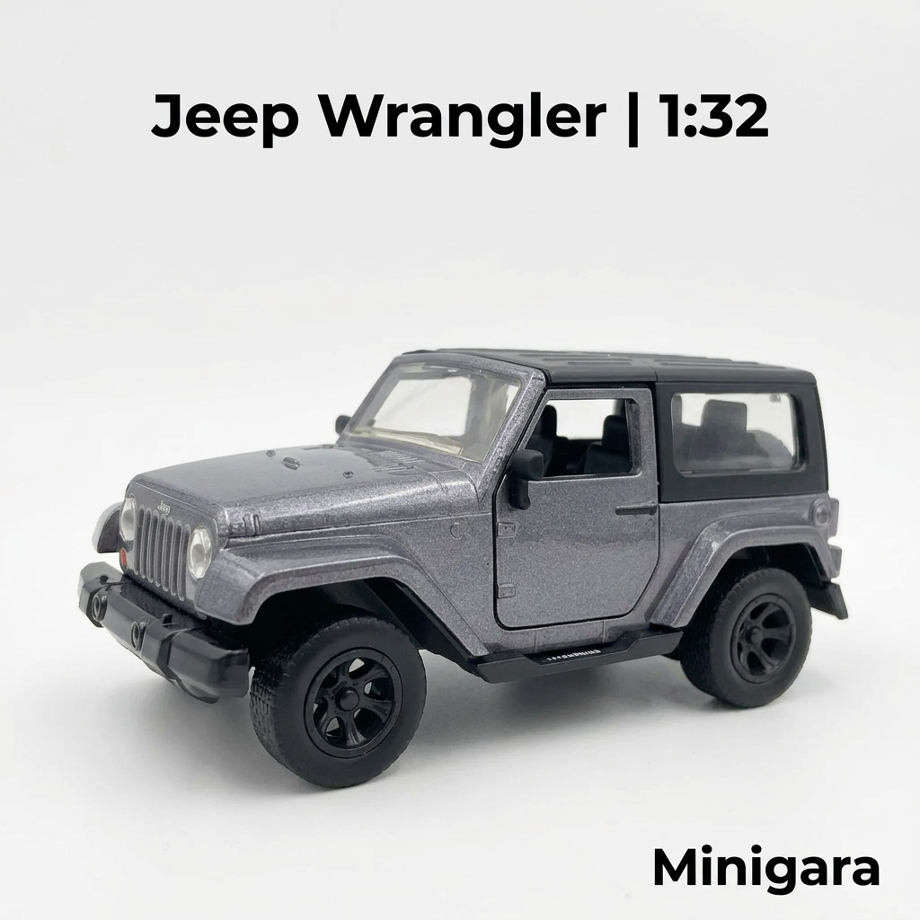 Jeep Wrangler xám mui đen