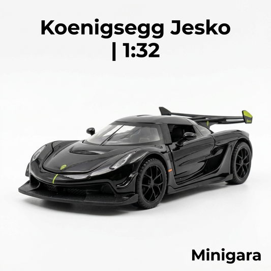 Jesko đen có cánh gió