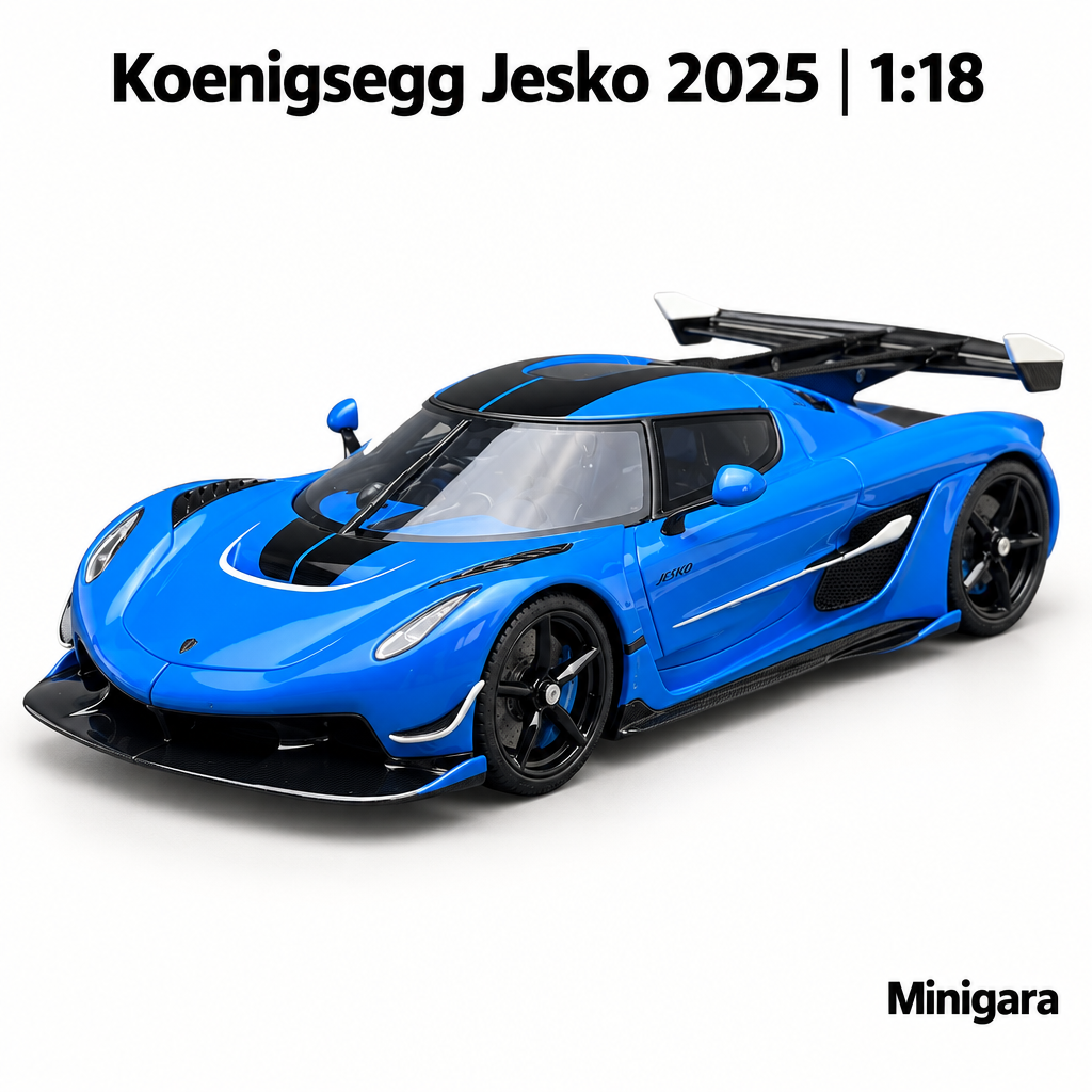 Koenigsegg Jesko xanh
