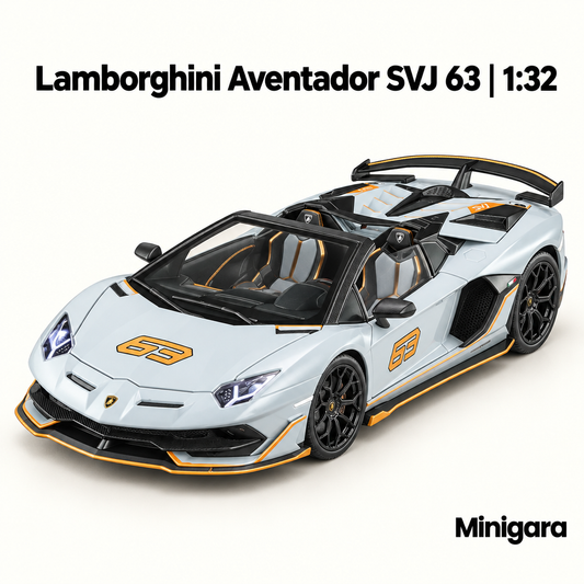 Lamborghini Aventador SVJ 63 mui mở
