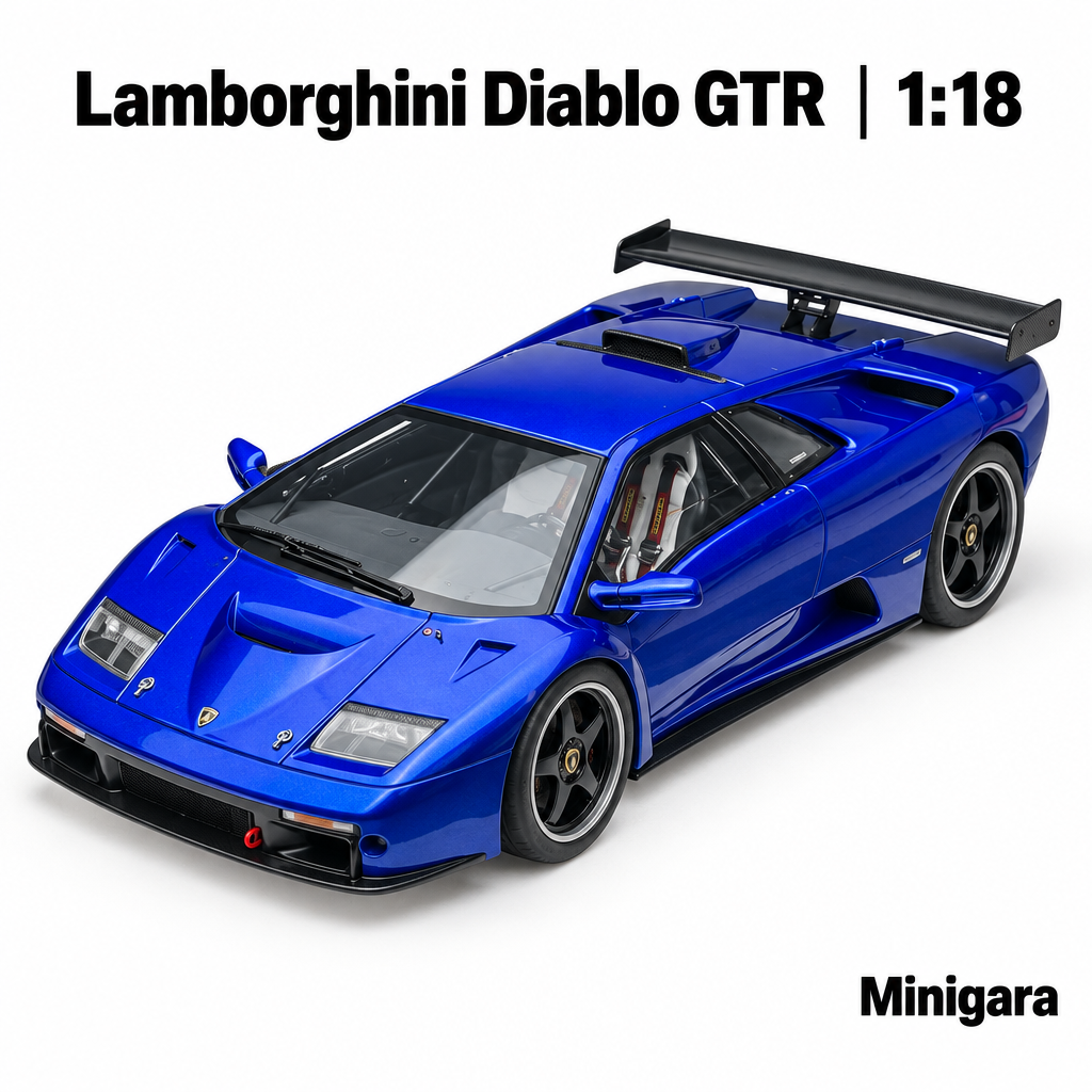 Lamborghini Diablo GTR xanh