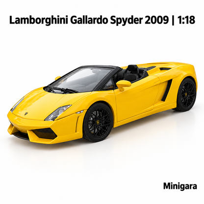 Lamborghini Gallardo Spyder vàng