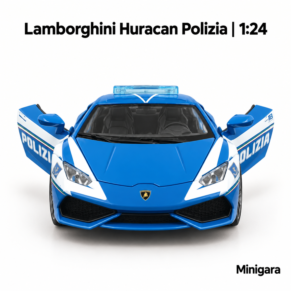 Lamborghini Huracan Polizia, hai cửa mở