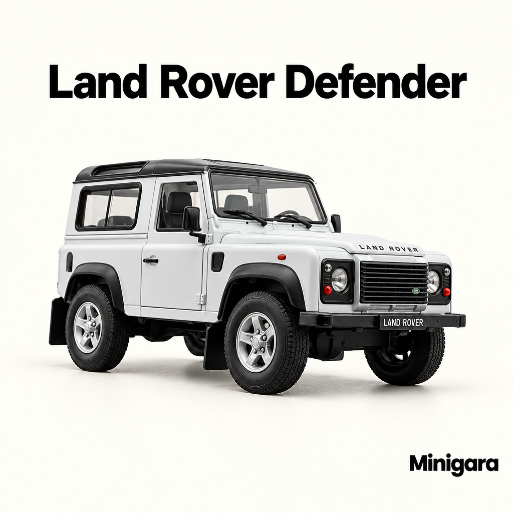 Land Rover Defender trắng
