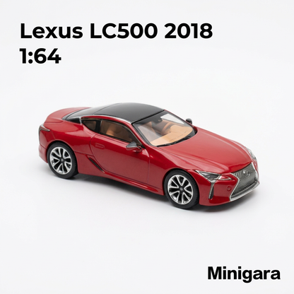 Lexus LC500 đỏ mui đen nội thất nâu