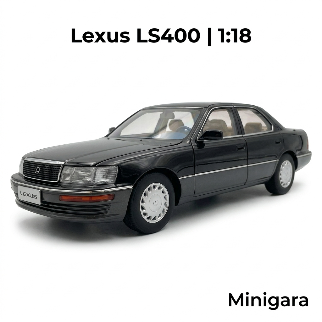 Lexus LS400 đen nội thất nâu
