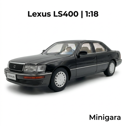 Lexus LS400 đen nội thất nâu