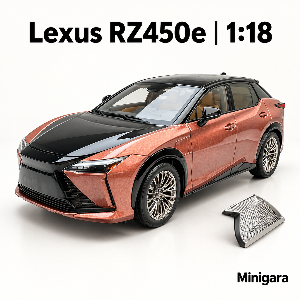 Lexus RZ450e màu đồng cùng ca-lăng rời