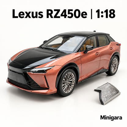 Lexus RZ450e màu đồng cùng ca-lăng rời