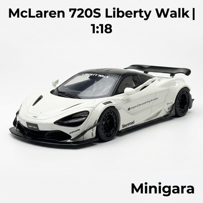 McLaren 720S Liberty Walk trắng