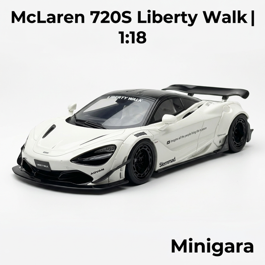 McLaren 720S Liberty Walk trắng