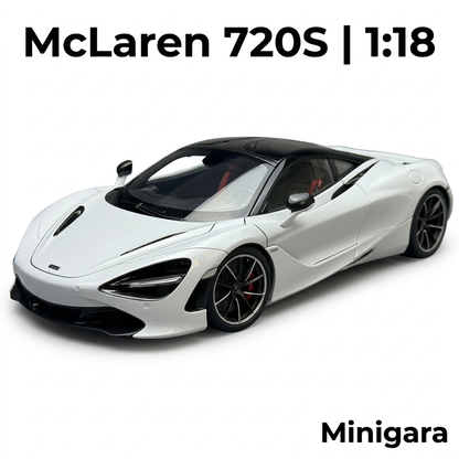 McLaren 720S trắng mui đen