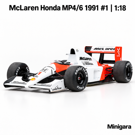 McLaren Honda MP4/6 trắng đỏ