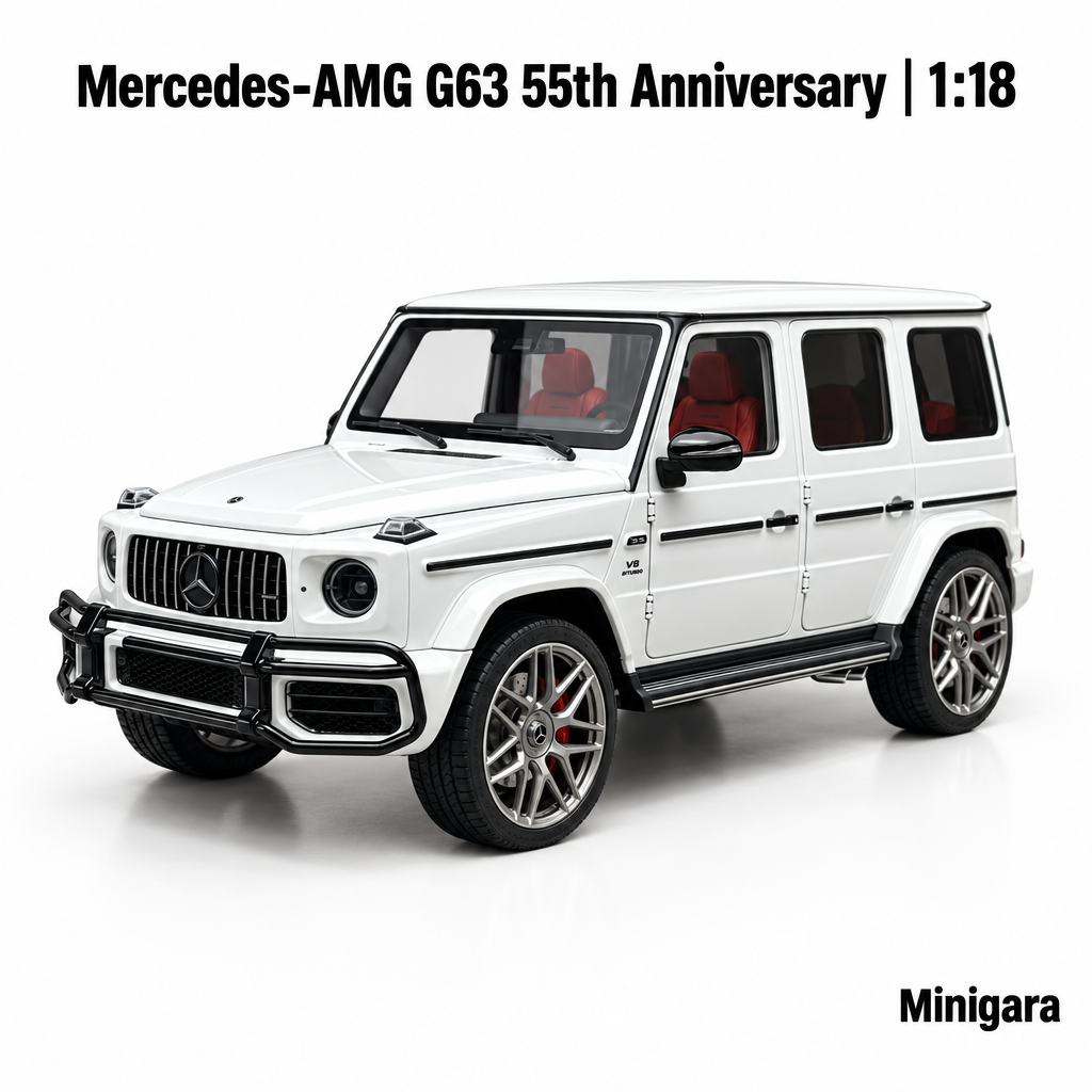 Mercedes-AMG G63 55th Anniversary trắng